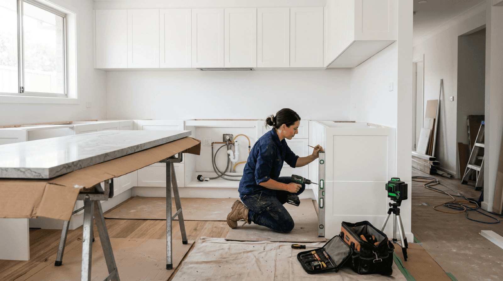 Kitchen, bathroom and laundry renovation work (NSW)
